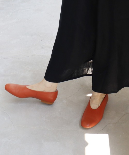 bulle de savon（ビュルデサボン）の「REMME レザースリッポン（パンプス・レディース・ブラック/ブラウン/サックスブルー・36/37/38）」の12枚目の写真