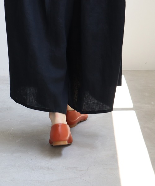 bulle de savon（ビュルデサボン）の「REMME レザースリッポン（パンプス・レディース・ブラック/ブラウン/サックスブルー・36/37/38）」の7枚目の写真