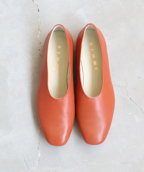 bulle de savon（ビュルデサボン）の「REMME レザースリッポン（パンプス・レディース・ブラック/ブラウン/サックスブルー・36/37/38）」の20枚目の写真