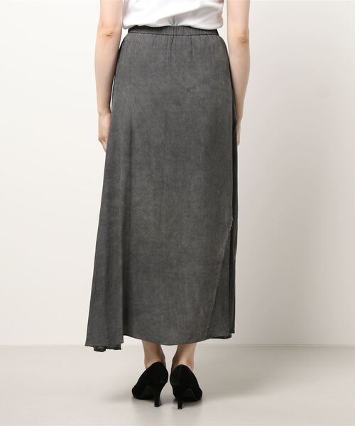 CAPRICIEUX LE'MAGE（カプリシューレマージュ）の「ムラ染めフレアスカート（スカート・レディース・ピンク/チャコールグレー/グリーン・FREE）」の4枚目の写真