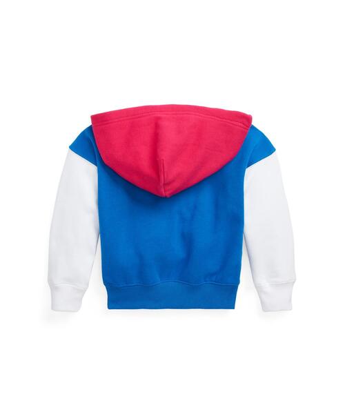 POLO RALPH LAUREN CHILDRENSWEAR(ポロ ラルフ ローレン チルドレンズウェア)の「カラーブロックド フリース フーディ(パーカー・キッズ・マルチ・4/6)」の3枚目の写真