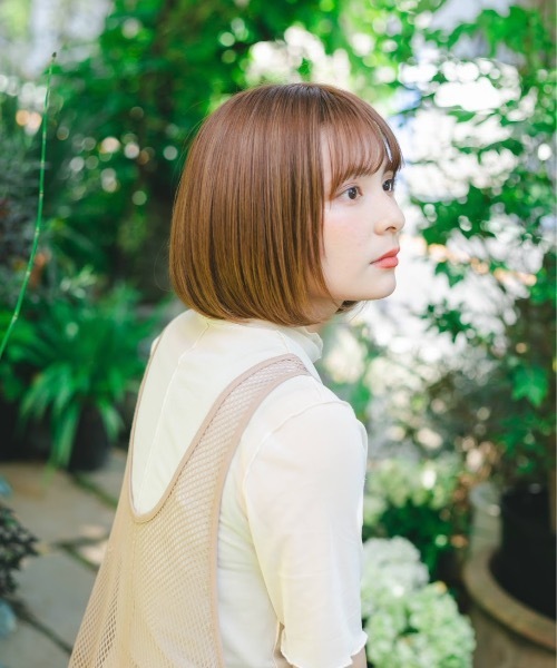 nemne store（ネンネストア）の「切替ライン入りメッシュレイヤードワンピース（ワンピース・レディース・オフホワイト/モカ・フリー）」の14枚目の写真