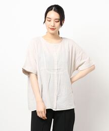 Samansa Mos2 | 切替前開きブラウス(シャツ/ブラウス)