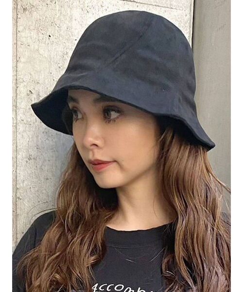 EMODA（エモダ）の「カーブカバーハット（ハット・レディース・その他/ブラック・FREE）」の3枚目の写真