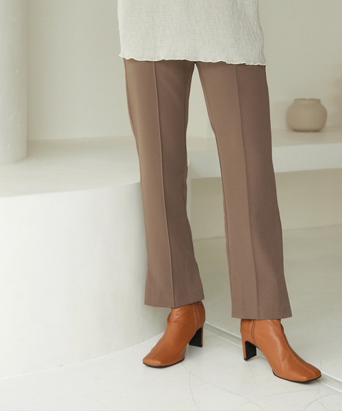 titivate（ティティベイト）の「ｽｸｴｱﾄｩﾍﾞｰｼｯｸｽﾄﾚｯﾁﾌﾞｰﾂ（ブーツ・レディース・キャメル/ダークブラウン/ブラック・S/M/L/LL）」の19枚目の写真