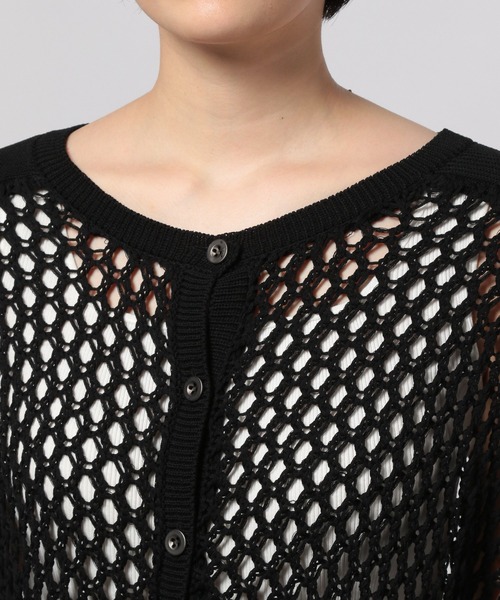 PAGEBOY（ページボーイ）の「2WAYメッシュショートカーディガン（カーディガン/ボレロ・レディース・ブラック/アイボリー・FREE）」の13枚目の写真