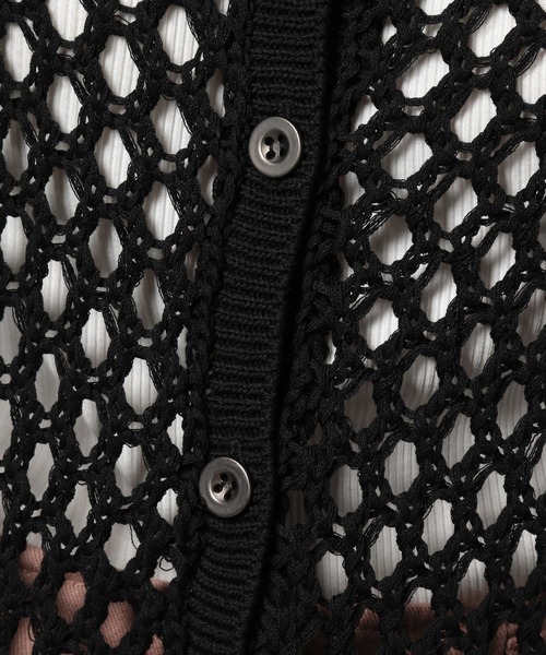 PAGEBOY（ページボーイ）の「2WAYメッシュショートカーディガン（カーディガン/ボレロ・レディース・ブラック/アイボリー・FREE）」の17枚目の写真