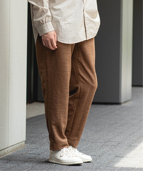 EDIFICE（エディフィス）の「リラックス スラブツイル イージーパンツ（その他パンツ・メンズ・ホワイト/ブラック/ネイビー/ブラウン/アイボリー・SMALL/MEDIUM/LARGE/X-LARGE）」の4枚目の写真