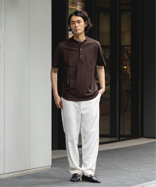 EDIFICE（エディフィス）の「リラックス スラブツイル イージーパンツ（その他パンツ・メンズ・ホワイト/ブラック/ネイビー/ブラウン/アイボリー・SMALL/MEDIUM/LARGE/X-LARGE）」の12枚目の写真