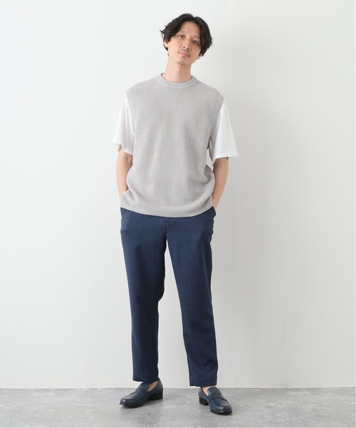 EDIFICE（エディフィス）の「リラックス スラブツイル イージーパンツ（その他パンツ・メンズ・ホワイト/ブラック/ネイビー/ブラウン/アイボリー・SMALL/MEDIUM/LARGE/X-LARGE）」の9枚目の写真