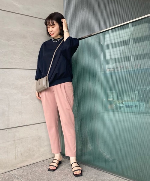 RIVE DROITE（リヴドロワ）の「ハイツイストオーバーカットソー（Tシャツ/カットソー・レディース・ブラウン/ブラック/オフホワイト・FREE）」の19枚目の写真