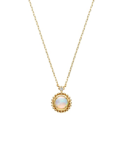 va vendome aoyama（ヴイエーヴァンドームアオヤマ）の「ノワ・イリゼ　K10イエローゴールド　オパールネックレス（ネックレス・レディース・イエローゴールド・40cm）」の2枚目の写真