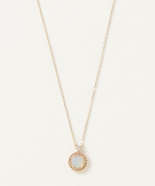 va vendome aoyama（ヴイエーヴァンドームアオヤマ）の「ノワ・イリゼ　K10イエローゴールド　オパールネックレス（ネックレス・レディース・イエローゴールド・40cm）」の4枚目の写真