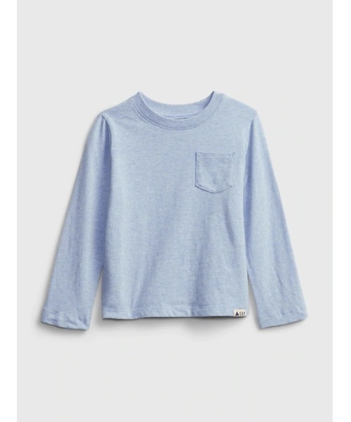 GAP（ギャップ）の「オーガニックコットン ミックス＆マッチ Tシャツ (幼児)（Tシャツ/カットソー・キッズ・ブルー/モスグリーン/ネイビー/ホワイト/ライトグレー/ブルー系その他/ベージュ/ブルー系その他2/イエロー・2 YRS/5 YRS/18-24M/3 YRS/12-18 M/4 YRS/12-18M）」の6枚目の写真