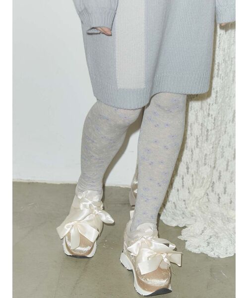 merry jenny（メリージェニー）の「floral tights（タイツ/ストッキング・レディース・ブラック/グレー・FREE）」の12枚目の写真