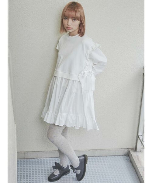 merry jenny（メリージェニー）の「floral tights（タイツ/ストッキング・レディース・ブラック/グレー・FREE）」の22枚目の写真