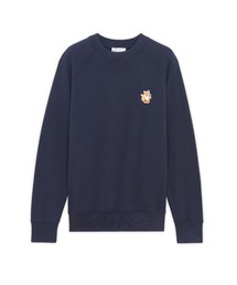 メゾンキツネ　CHILAXFOX PATCH CLASSIC SWEAT M Maison Kitsune Chillax Fox Patch Classic Sweatshirt Black
