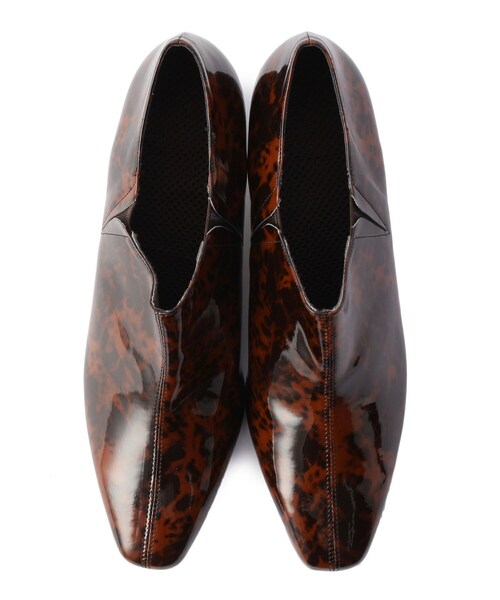 ESPERANZA（エスペランサ）の「【晴雨兼用】【KLC BY esp】スクエアエナメルブーティ（ブーツ・レディース・ガンメタ/ブラック系8/ブラウン系8・LL/S/M/L）」の7枚目の写真