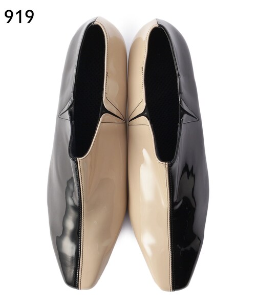 ESPERANZA（エスペランサ）の「【晴雨兼用】【KLC BY esp】スクエアエナメルブーティ（ブーツ・レディース・ガンメタ/ブラック系8/ブラウン系8・LL/S/M/L）」の11枚目の写真