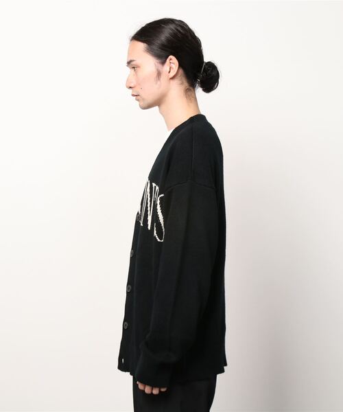 ALLSAINTS（オールセインツ）の「SPLIT SAINTS CARDIGA | SPLIT SAINTS カーディガン（カーディガン/ボレロ・メンズ・ブラック・M/XS/S/L）」の3枚目の写真