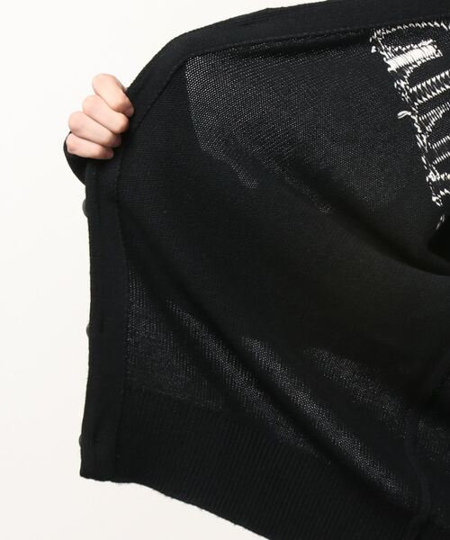 ALLSAINTS（オールセインツ）の「SPLIT SAINTS CARDIGA | SPLIT SAINTS カーディガン（カーディガン/ボレロ・メンズ・ブラック・M/XS/S/L）」の2枚目の写真