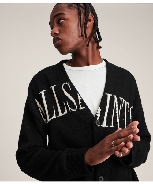 ALLSAINTS（オールセインツ）の「SPLIT SAINTS CARDIGA | SPLIT SAINTS カーディガン（カーディガン/ボレロ・メンズ・ブラック・M/XS/S/L）」の6枚目の写真