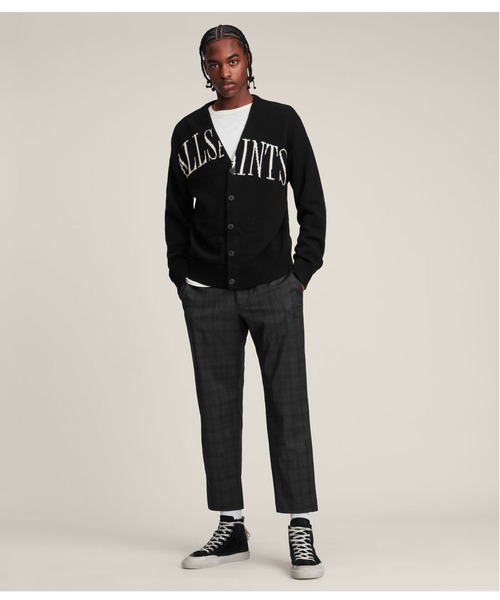 ALLSAINTS（オールセインツ）の「SPLIT SAINTS CARDIGA | SPLIT SAINTS カーディガン（カーディガン/ボレロ・メンズ・ブラック・M/XS/S/L）」の8枚目の写真