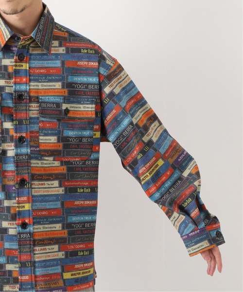 Manhattan Portage（マンハッタンポーテージ）の「【Manhattan Portage / マンハッタン ポーテージ】 WOVEN ロングスリーブシャツ（シャツ/ブラウス・メンズ・ボルドー/ブルー・MEDIUM/LARGE）」の7枚目の写真