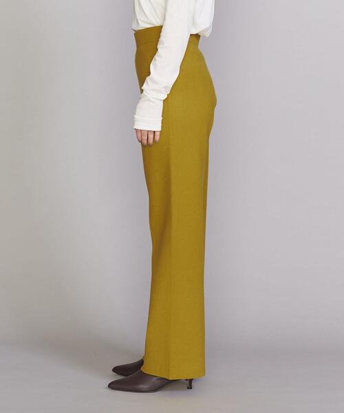 BEAUTY&YOUTH UNITED ARROWS（ビューティーアンドユースユナイテッドアローズ）の「BY ニット パンツ -ウォッシャブル-◆（その他パンツ・レディース・ブラック/イエロー/モカ・M/S）」の5枚目の写真