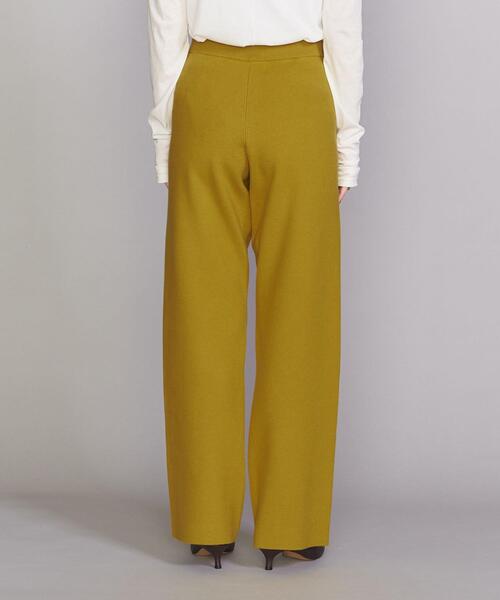 BEAUTY&YOUTH UNITED ARROWS（ビューティーアンドユースユナイテッドアローズ）の「BY ニット パンツ -ウォッシャブル-◆（その他パンツ・レディース・ブラック/イエロー/モカ・M/S）」の6枚目の写真