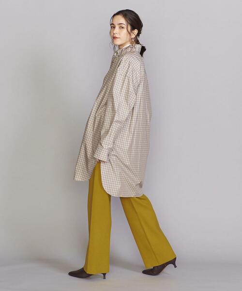 BEAUTY&YOUTH UNITED ARROWS（ビューティーアンドユースユナイテッドアローズ）の「BY ニット パンツ -ウォッシャブル-◆（その他パンツ・レディース・ブラック/イエロー/モカ・M/S）」の8枚目の写真