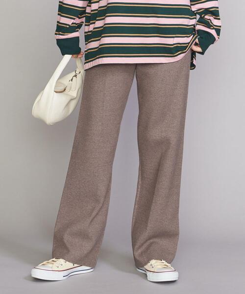 BEAUTY&YOUTH UNITED ARROWS（ビューティーアンドユースユナイテッドアローズ）の「BY ニット パンツ -ウォッシャブル-◆（その他パンツ・レディース・ブラック/イエロー/モカ・M/S）」の11枚目の写真