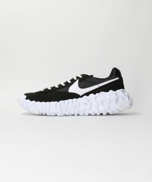 ＜NIKE(ナイキ)＞ OVERBREAK Black and White/スニーカー