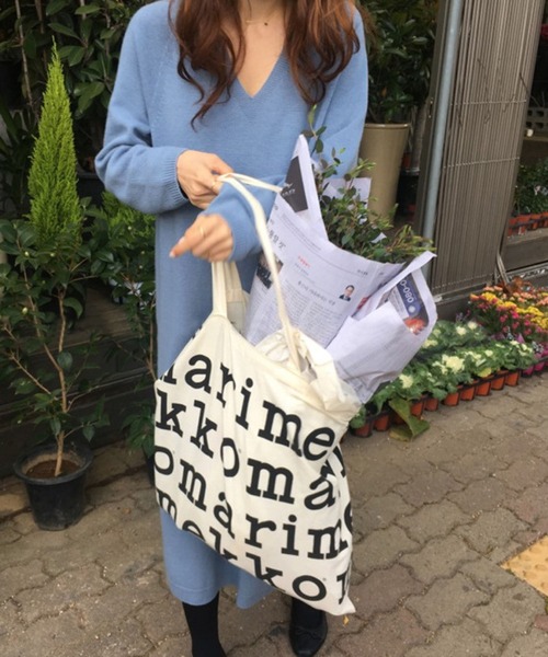 meJane(ミージェーン)の「シンプルVネックニットワンピース【ZOZOTOWN限定】(ワンピース・レディース・ベージュ/ブラウン/ブルー・FREE)」の20枚目の写真
