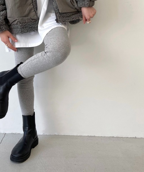 CANAL JEAN(キャナルジーン)の「El mar(エルマール) あったかレギンス(レギンス/スパッツ・レディース・ブラック/ブラウン/グレー/オートミール/チャコールグレー・ONE SIZE)」の9枚目の写真