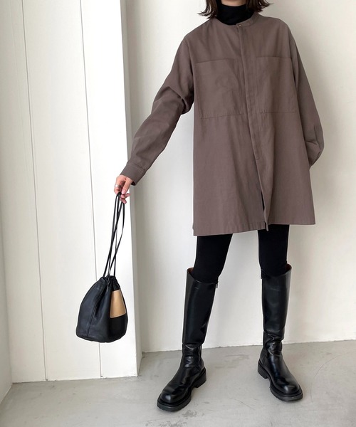 CANAL JEAN(キャナルジーン)の「El mar(エルマール) あったかレギンス(レギンス/スパッツ・レディース・ブラック/ブラウン/グレー/オートミール/チャコールグレー・ONE SIZE)」の7枚目の写真