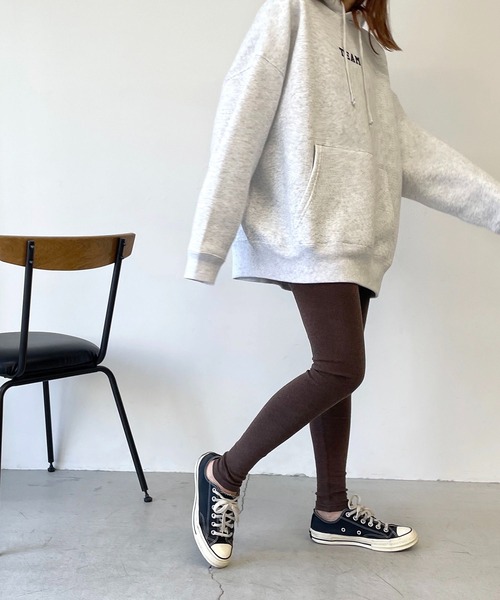 CANAL JEAN(キャナルジーン)の「El mar(エルマール) あったかレギンス(レギンス/スパッツ・レディース・ブラック/ブラウン/グレー/オートミール/チャコールグレー・ONE SIZE)」の11枚目の写真