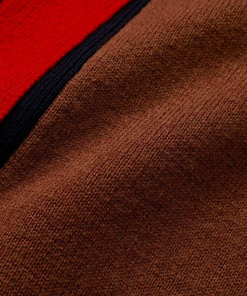 CAST:（キャストコロン）の「カラーブロックニットワンピース（ワンピース・レディース・ネイビー/オフホワイト/ベージュ系その他・M/S）」の20枚目の写真