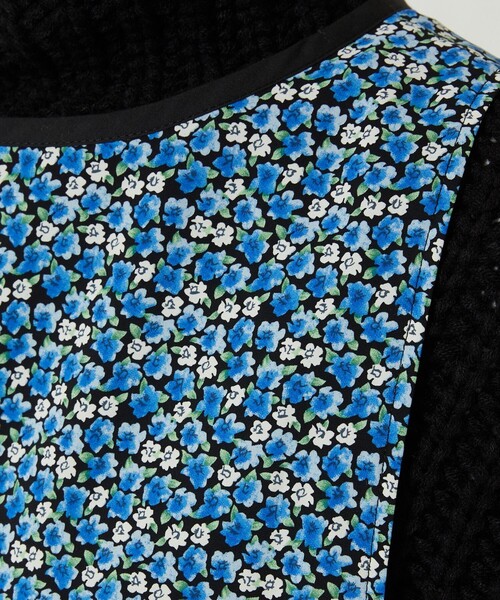 FREAK'S STORE（フリークスストア）の「花柄ベスト（ベスト・レディース・ブラック/サックスブルー・ﾌﾘ-）」の11枚目の写真