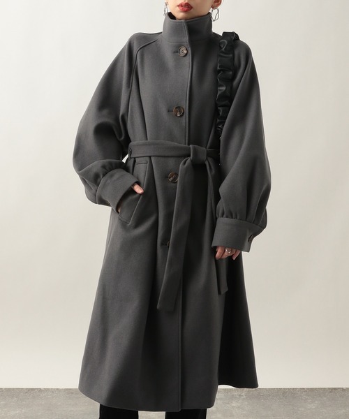 Heather WOOLLY TECH スタンドカラーコート Heather WOOLLY TECH スタンドカラーコート - メルカリ
