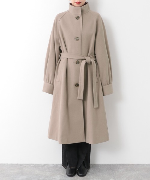 Heather（ヘザー）の「WOOLLYTECHスタンドカラーコート 255591