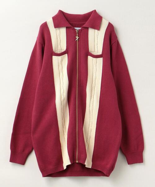 トップス fucking awesome zip cardigan FUCKING AWESOME(ファッキング オーサム)＞ KNIT ZIP CARDIGAN