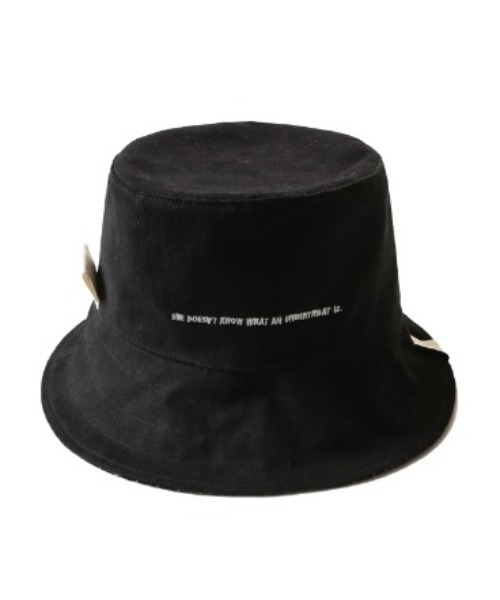 WV PROJECT(ダブリューブイプロジェクト)の「WV Project(ダブリューブイプロジェクト) / バケットハット TEA TIME BUCKET HAT(ハット・メンズ・ブラック・FREE)」の10枚目の写真
