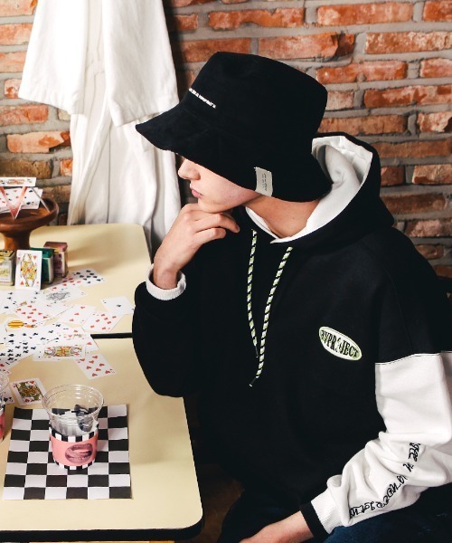 WV PROJECT(ダブリューブイプロジェクト)の「WV Project(ダブリューブイプロジェクト) / バケットハット TEA TIME BUCKET HAT(ハット・メンズ・ブラック・FREE)」の9枚目の写真