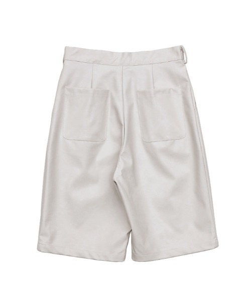 セール】フェイクレザーハーフパンツ（その他パンツ）｜select MOCA