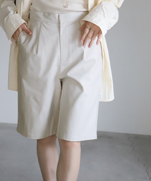 セール】フェイクレザーハーフパンツ（その他パンツ）｜select MOCA