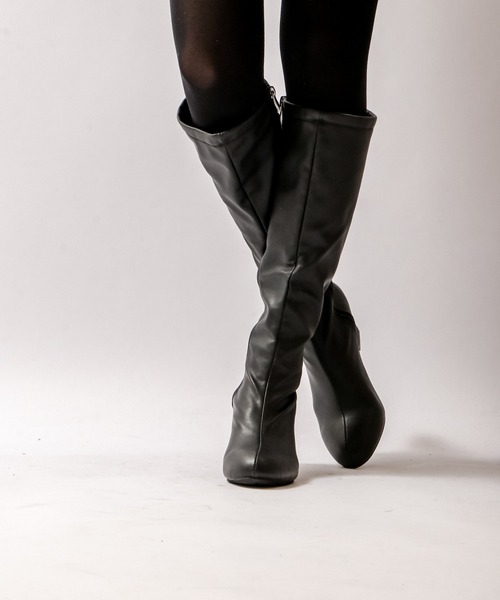 Mystic Glow ストレッチロングブーツ ブーツ Mystic Glow ミステック グロウ のファッション通販 Zozotown Mystic Glow ストレッチロングブーツ ブーツ Mystic Glow ミステック グロウ のファッション通販 Zozotown