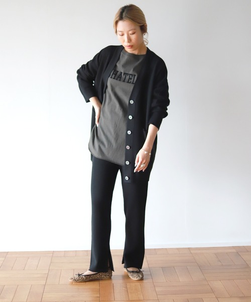 SLOBE IENA(スローブイエナ)の「【bonitas/ボニータス】バレエシューズ◆(バレエシューズ・レディース・オレンジ/ブラック/レオパード/シルバー・39/36/38/37)」の8枚目の写真