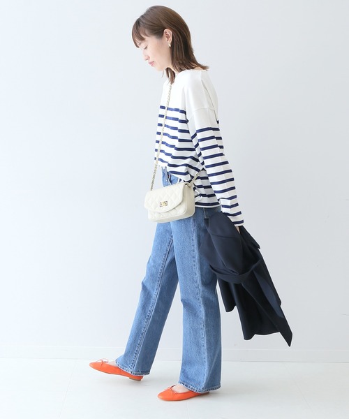 SLOBE IENA(スローブイエナ)の「【bonitas/ボニータス】バレエシューズ◆(バレエシューズ・レディース・オレンジ/ブラック/レオパード/シルバー・39/36/38/37)」の19枚目の写真