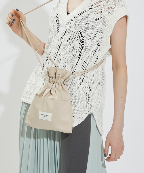 beautiful people（ビューティフルピープル）の「ハンドバッグ（ハンドバッグ・レディース・ベージュ・FREE）」の8枚目の写真